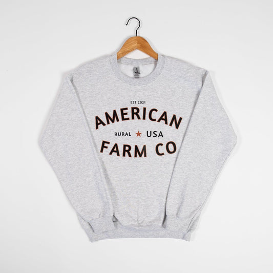 American Farm Co Rural Crewneck - American Farm Company