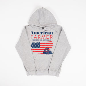 ‘American Farmer’ Grey Hoodie