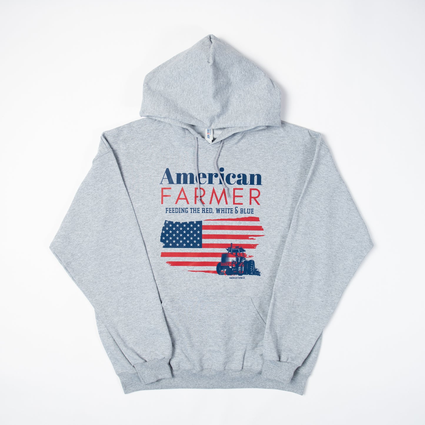 American Farmer Grey Hoodie - American Farm Company