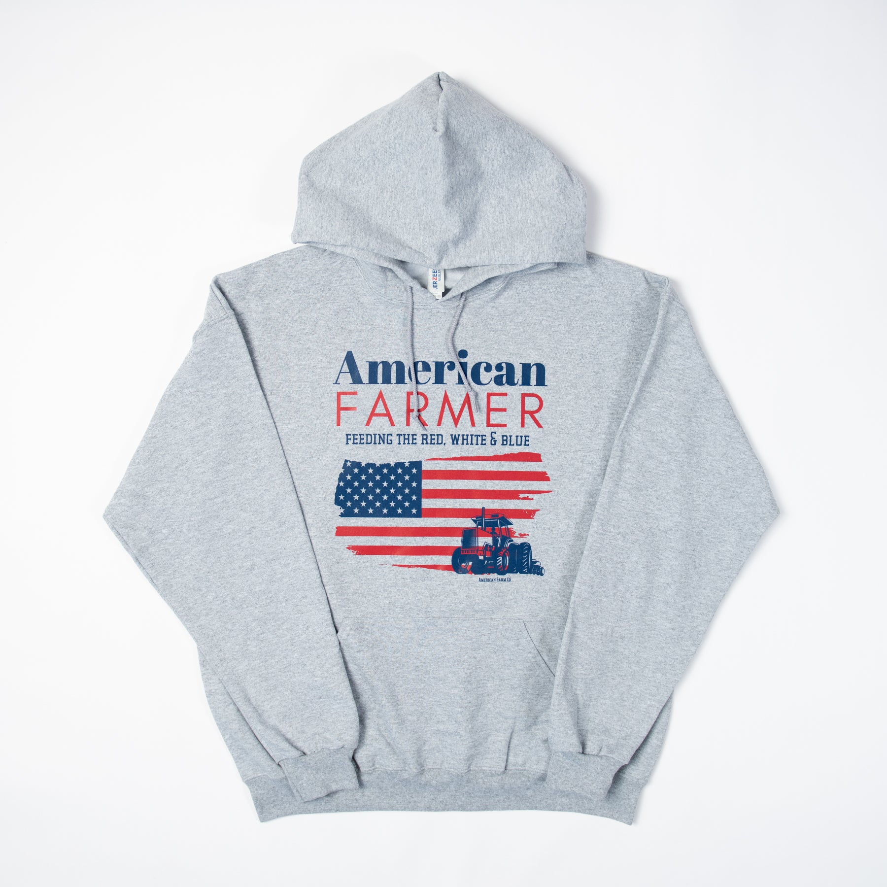 American Farmer Grey Hoodie - American Farm Company