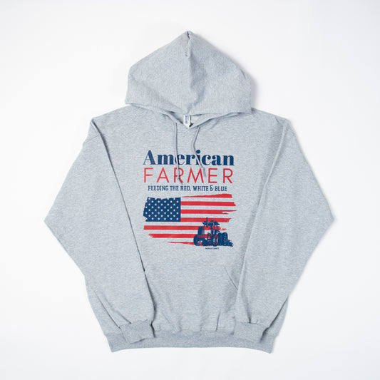 American Farmer Grey Hoodie