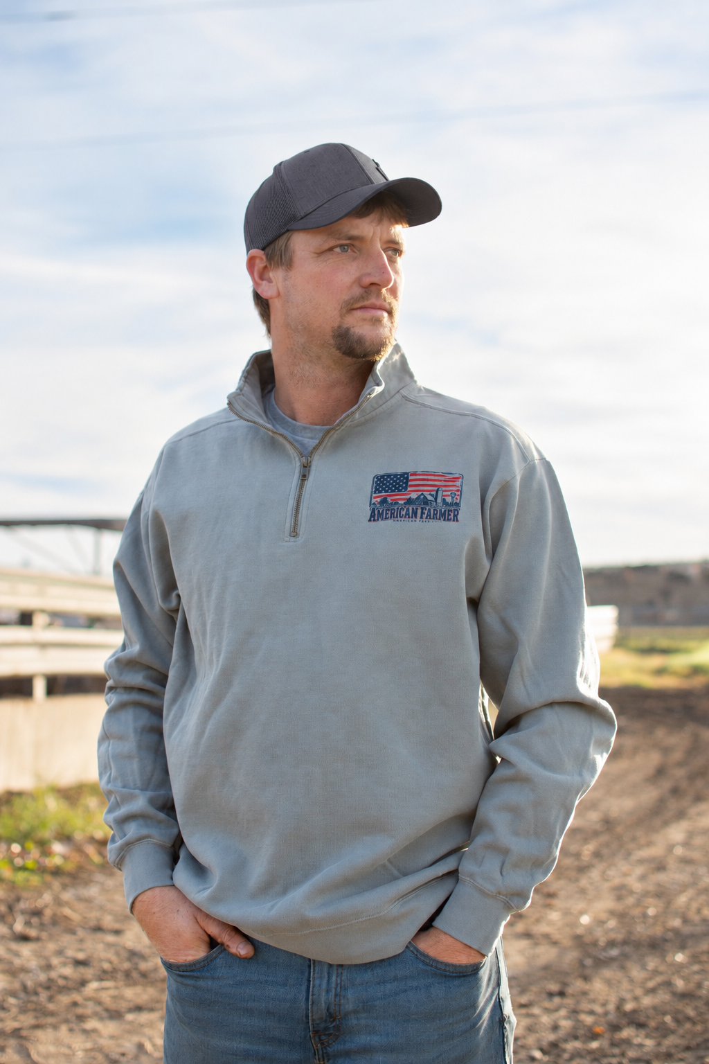 'American Farmer' Heritage Adult 1/4 Zip