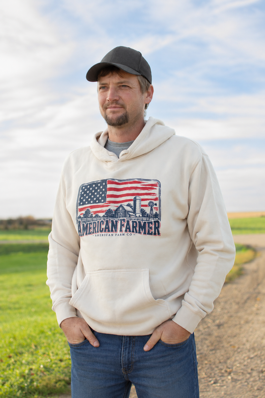 'American Farmer' Heritage Adult Hoodie