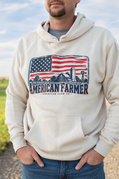 'American Farmer' Heritage Adult Hoodie
