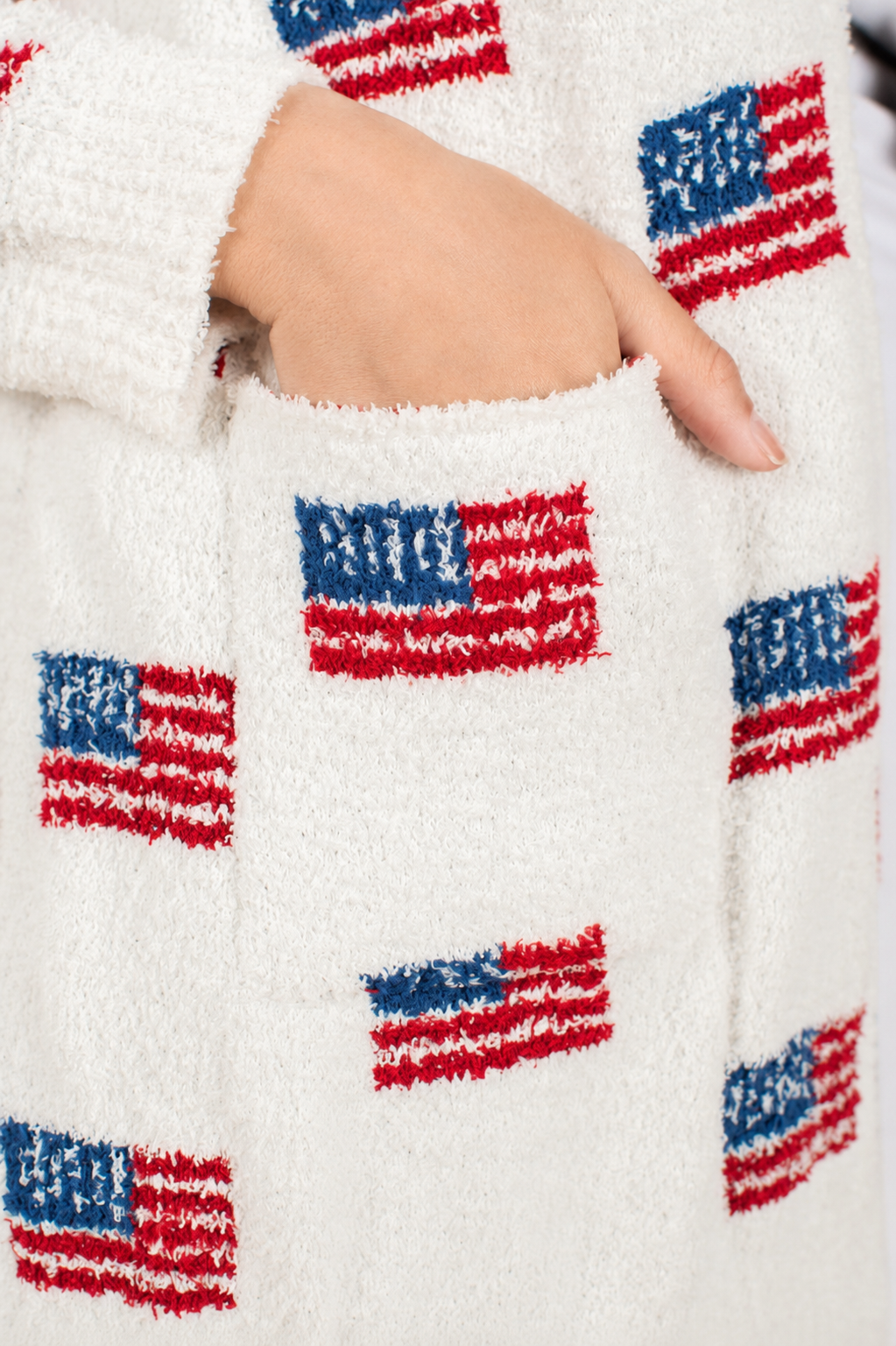 American Flag Luxe Cardigan