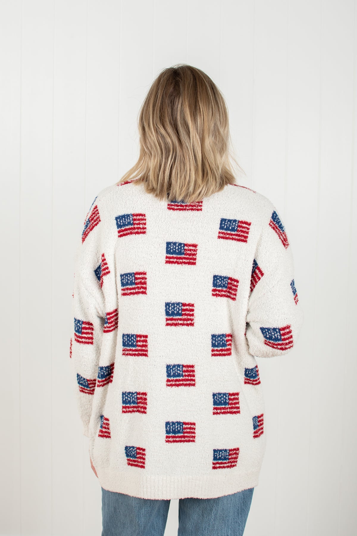 American Flag Luxe Cardigan