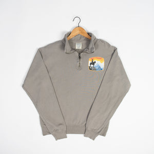 ‘American Rancher’ Grey 1/4 Zip - American Farm Company