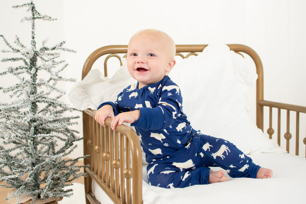Animals & Snowflakes Baby Zippy *Preorder*