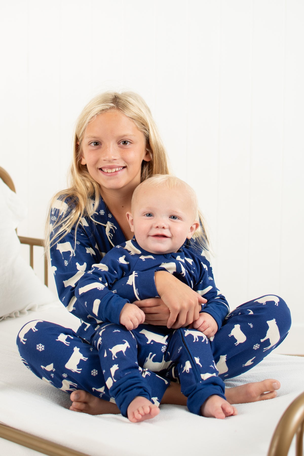 Animals & Snowflakes Baby Zippy *Preorder*