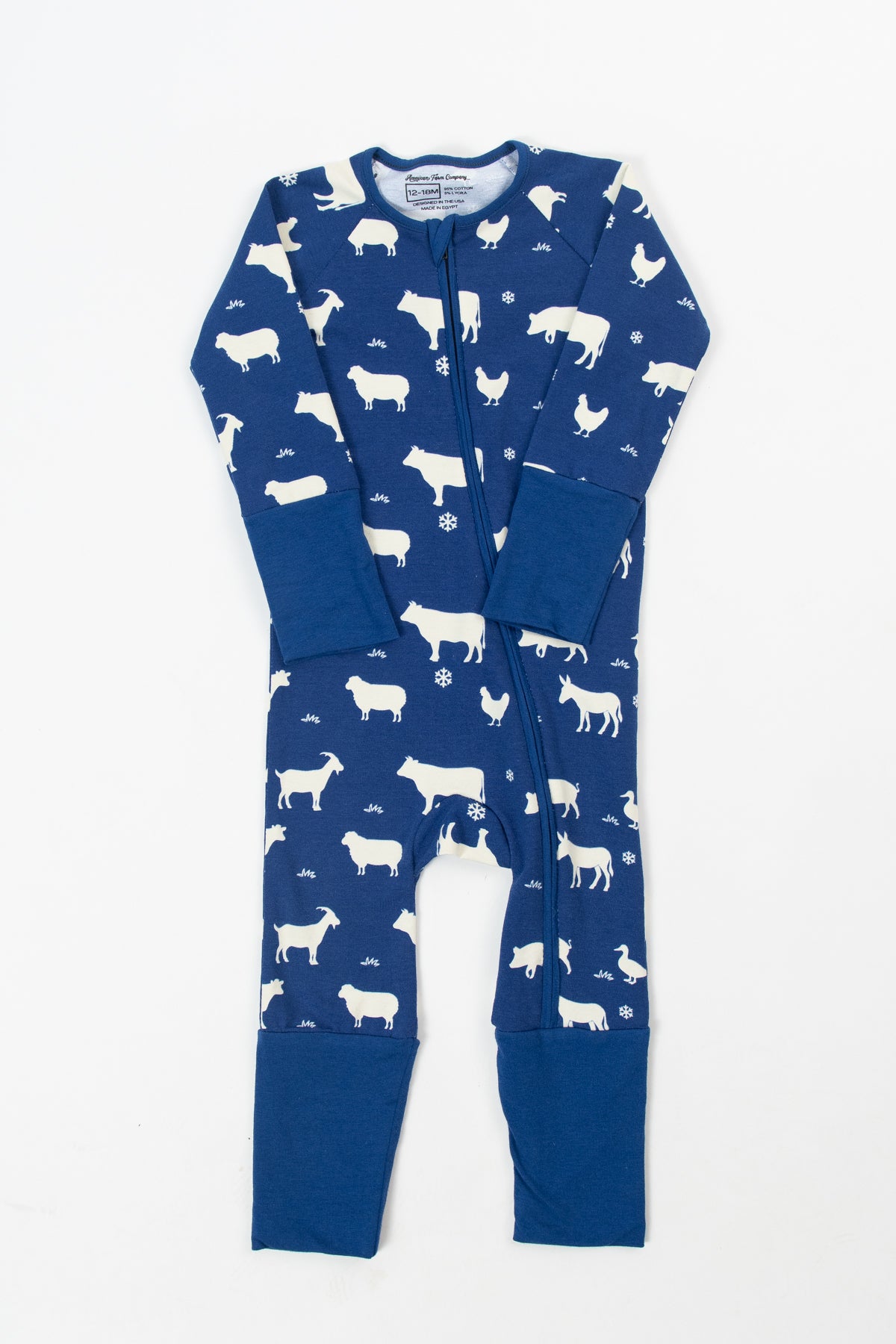 Animals & Snowflakes Baby Zippy *Preorder*