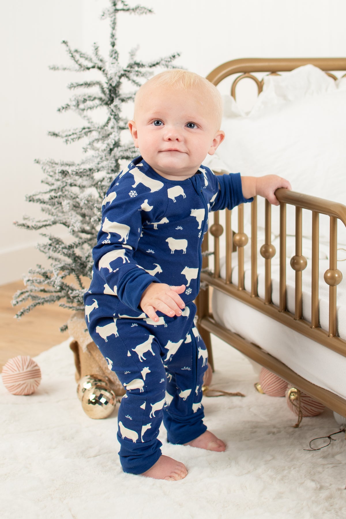 Animals & Snowflakes Baby Zippy *Preorder*