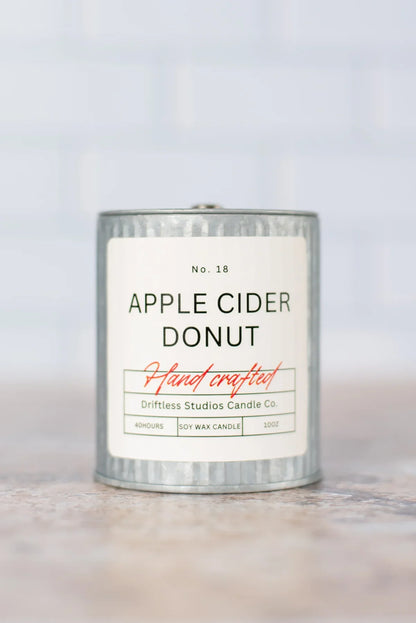 Apple Cider Donut Tin Farmhouse Candle