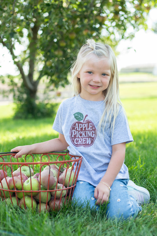 'Apple Picking Crew' Toddler Tee