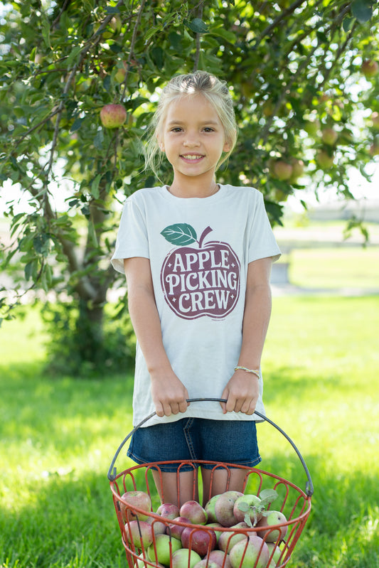 'Apple Picking Crew' Youth Tee