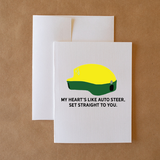 Auto Steer - Valentines Card