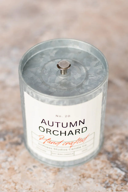 Autumn Orchard Tin Farmhouse Candle