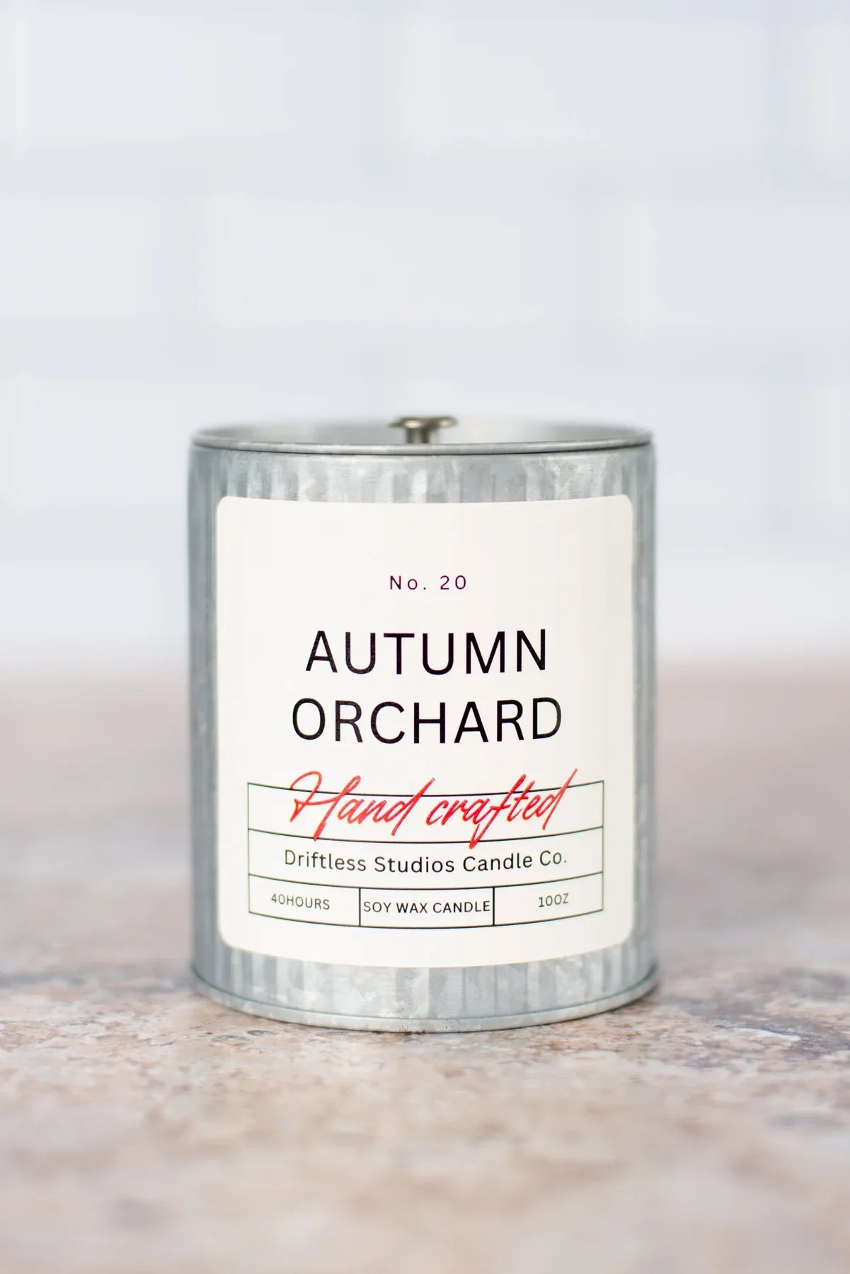 Autumn Orchard Tin Farmhouse Candle