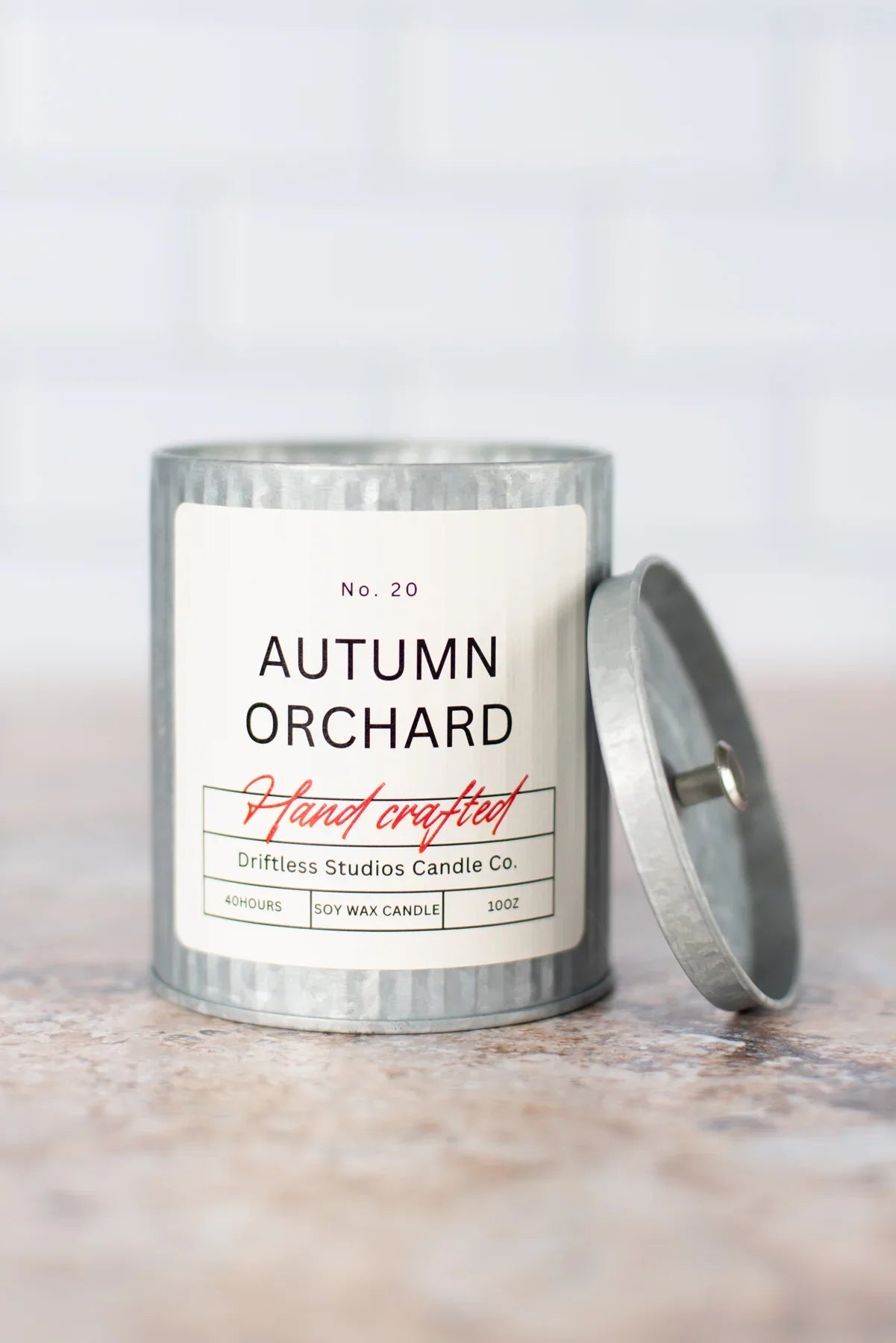 Autumn Orchard Tin Farmhouse Candle