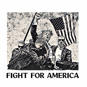 ‘FIGHT FOR AMERICA’ Sticker Decal