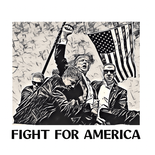 ‘FIGHT FOR AMERICA’ Sticker Decal - American Farm Company