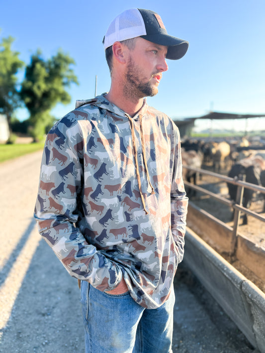 Cow Camo™ Performance Pullover Hoodie