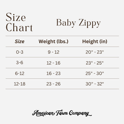 Classic Green Tractor Baby Bamboo Zippy