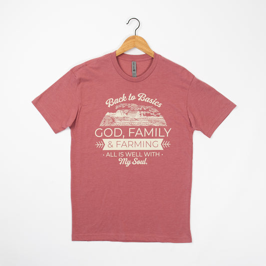 Back to Basics Mauve Essentials Tee