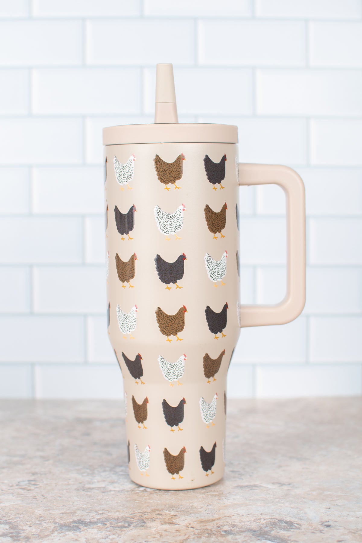 Backyard Chicken 40oz Water Tank Tumbler