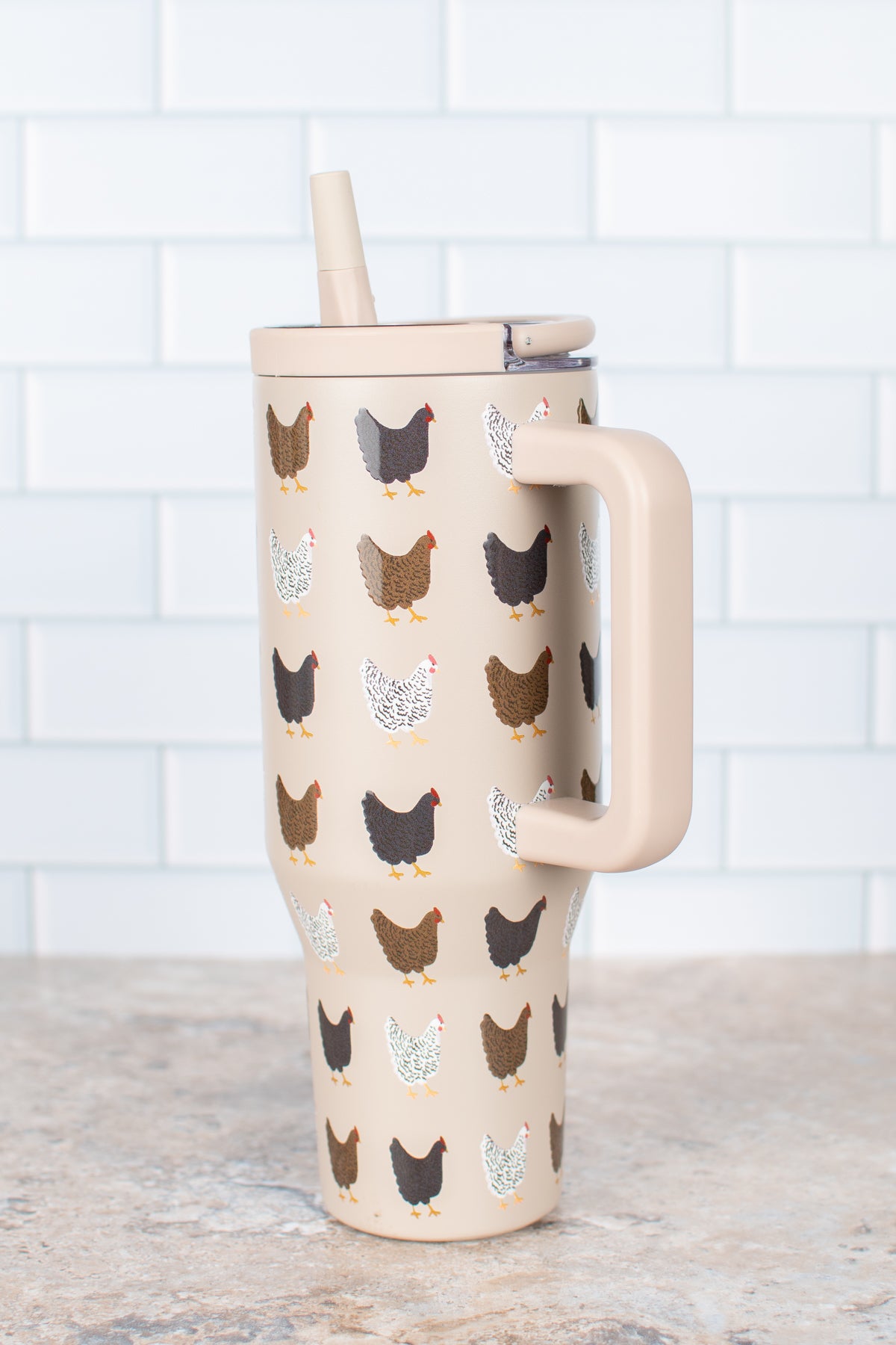 Backyard Chicken 40oz Water Tank Tumbler