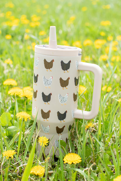 Backyard Chicken 40oz Water Tank Tumbler