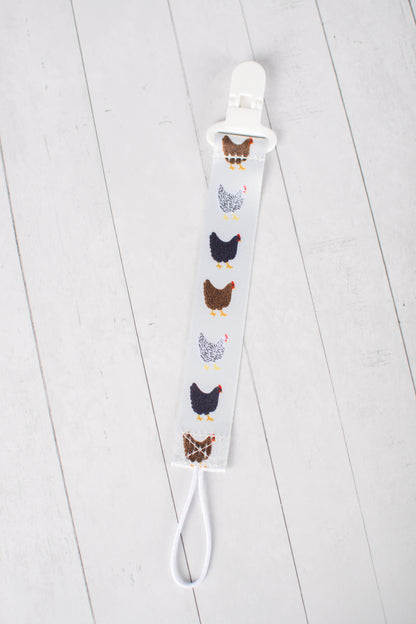 Backyard Chicken Paci Clip