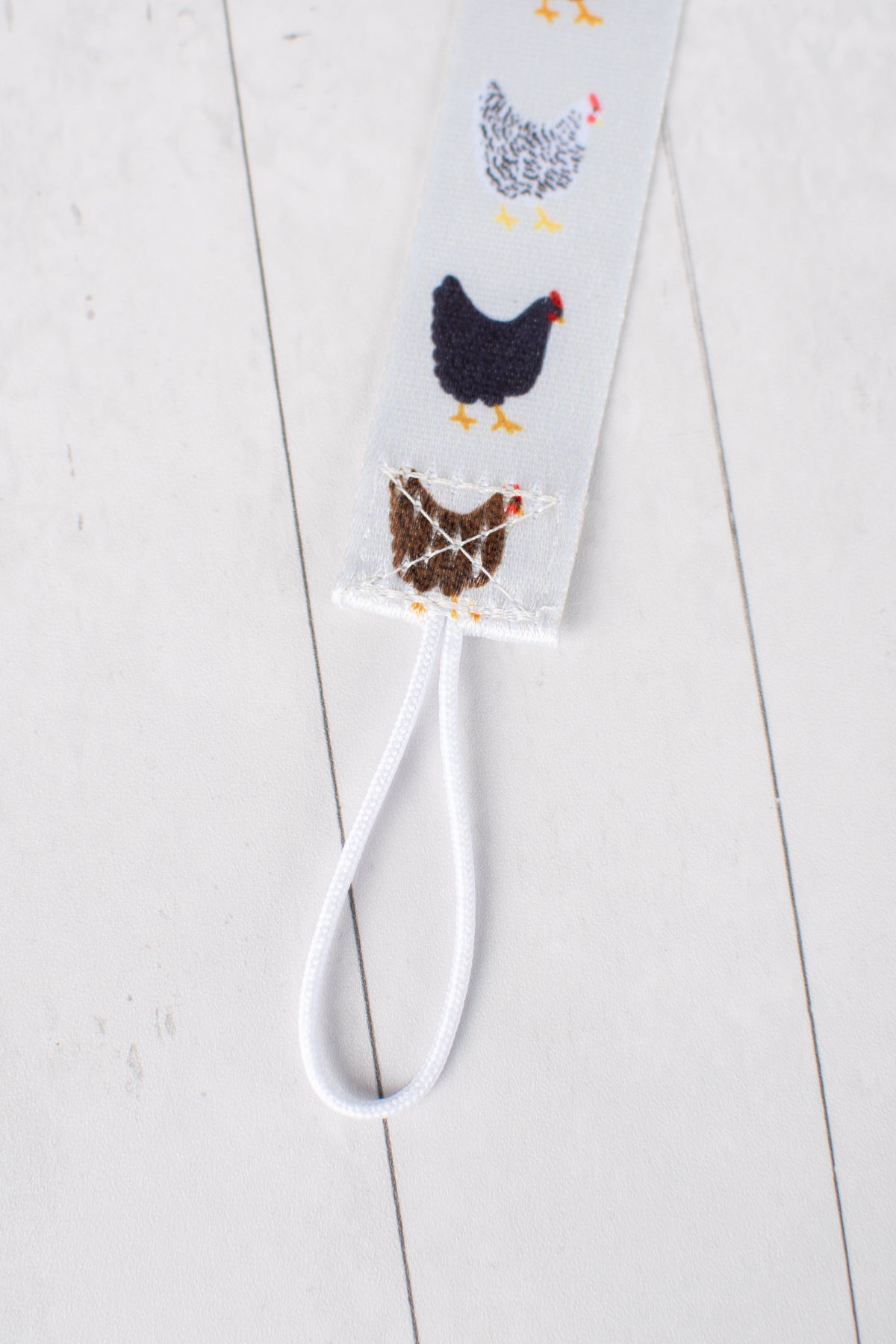 Backyard Chicken Paci Clip