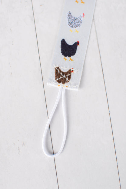 Backyard Chicken Paci Clip