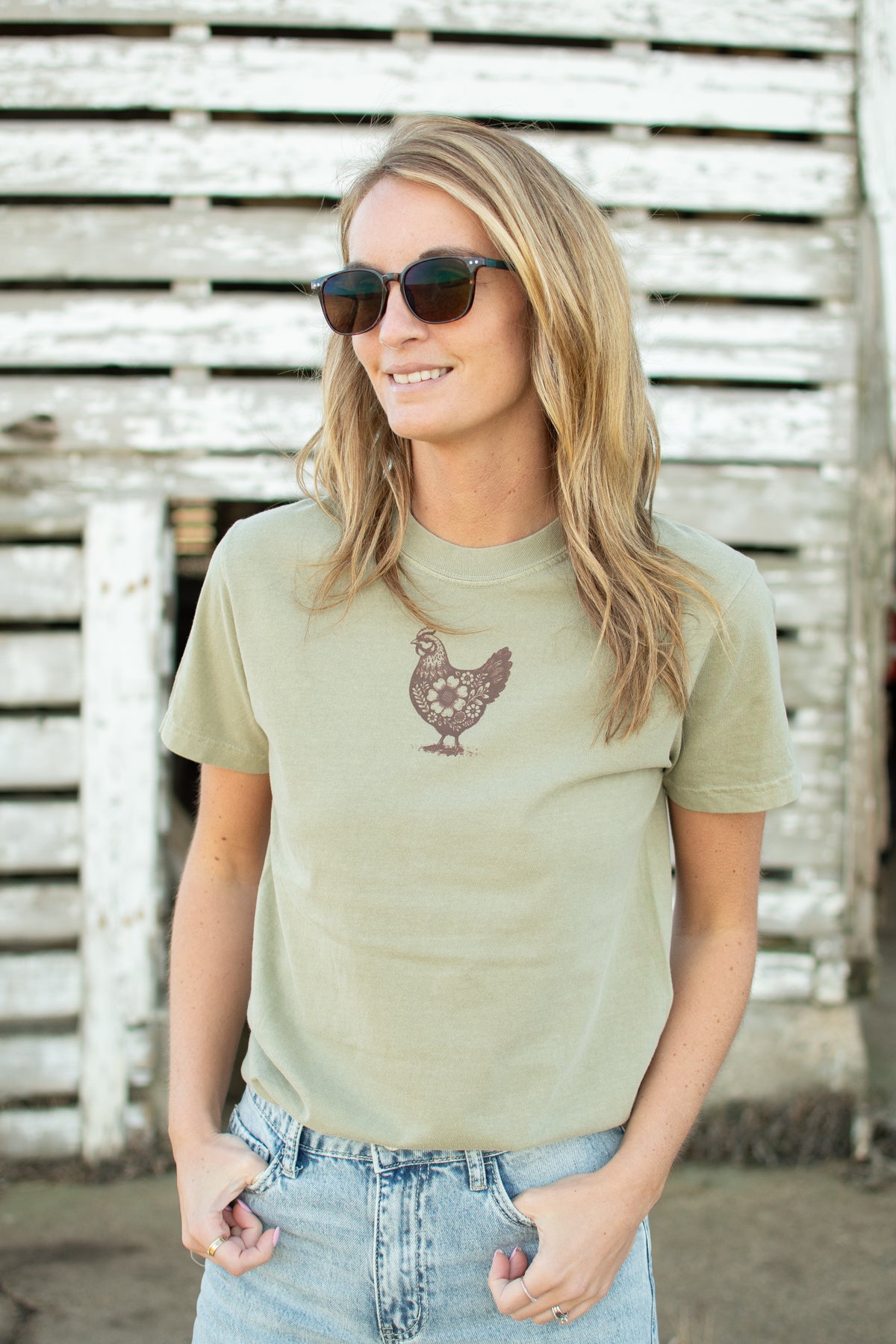 'Backyard Chicken Social Club' Tee