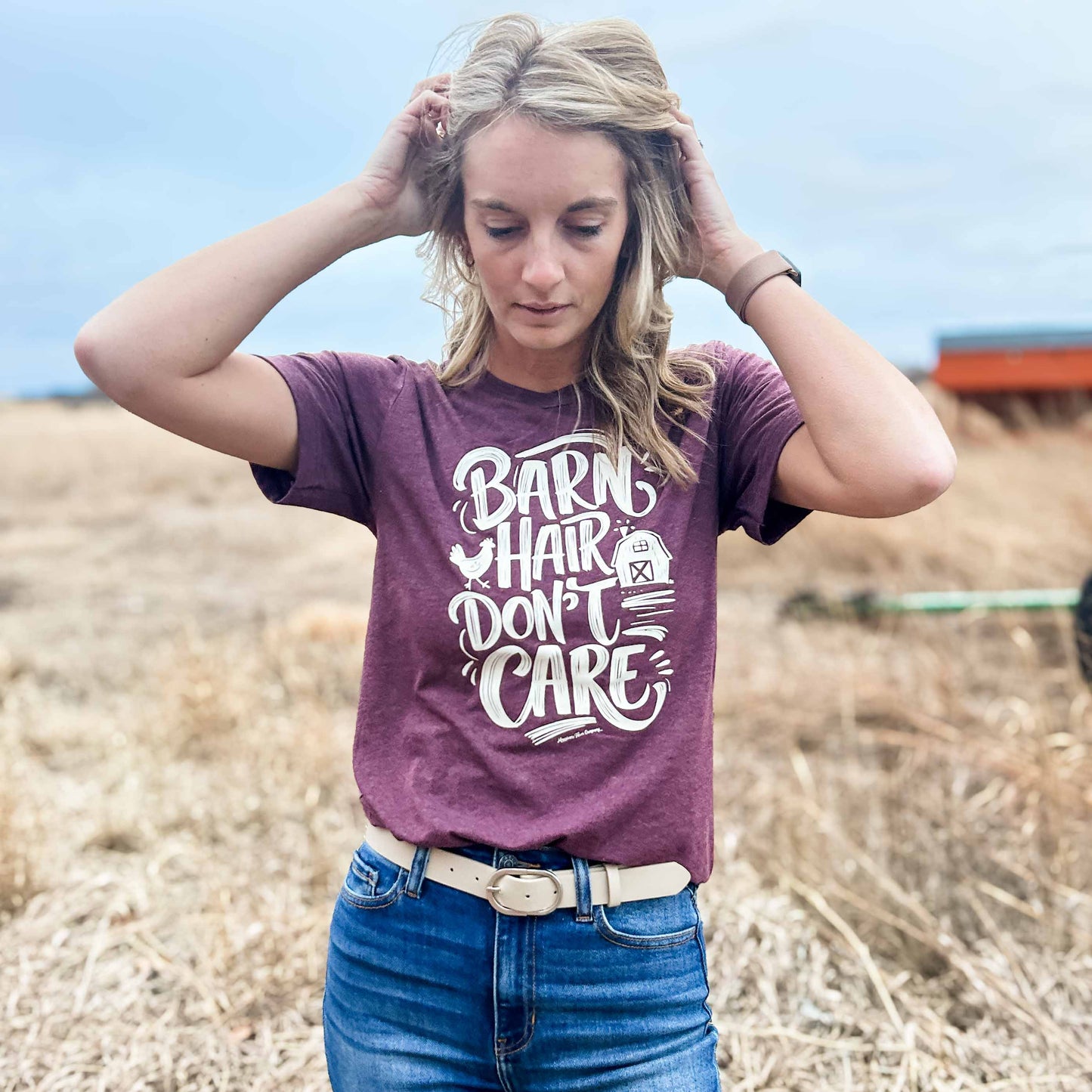 Barn Hair Don't Care Tee