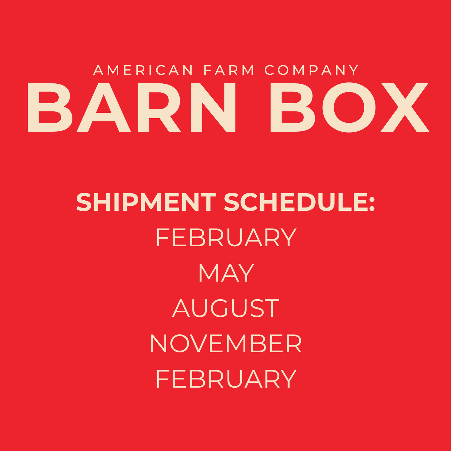 The Barn Box Subscription