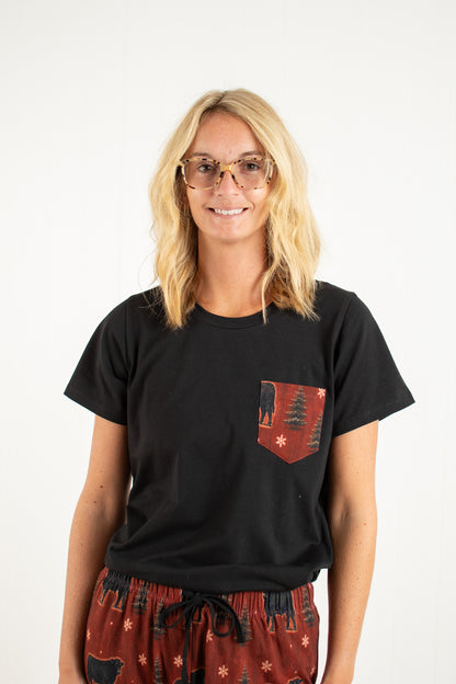 Barnwood + Cows Adult Pajama Top *Preorder*