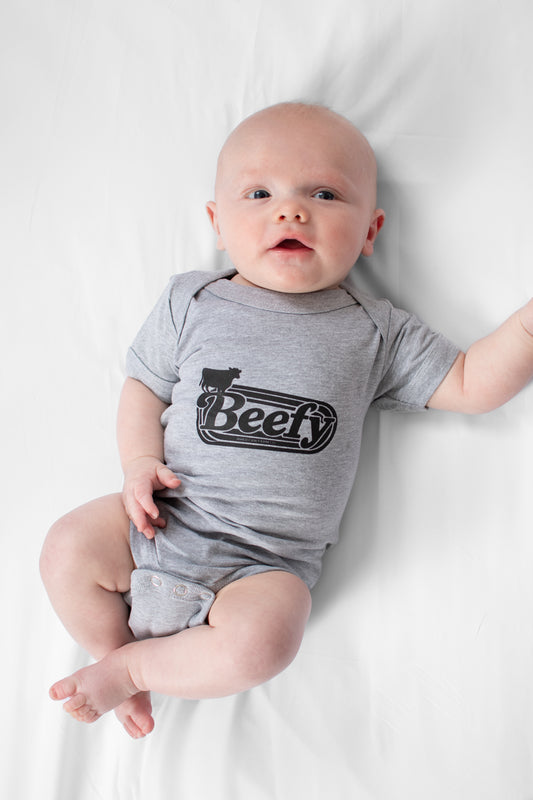'Beefy' Gray Onesie