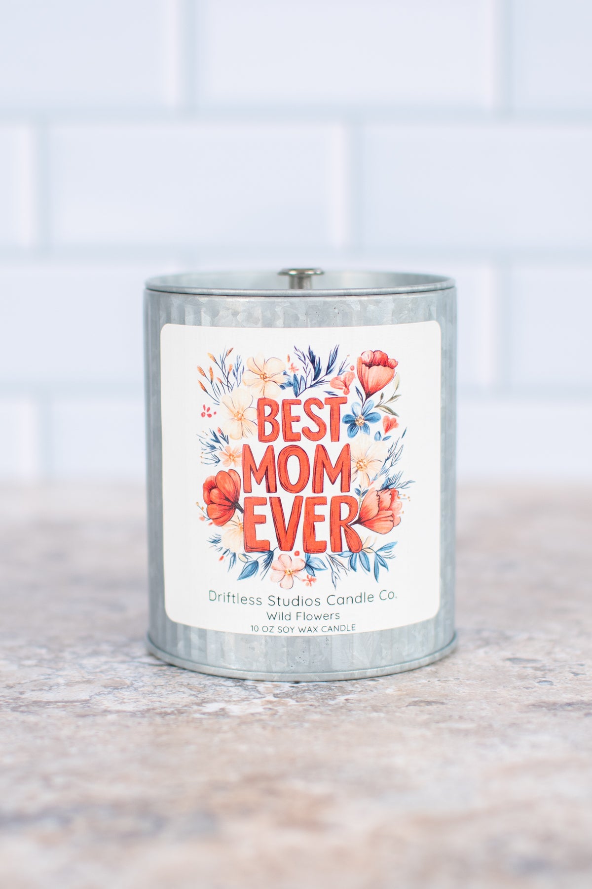 Best Mom Ever Farmhouse Tin Candle