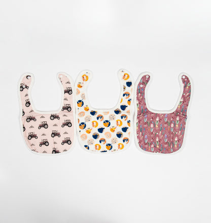 Bib 3 Pack - Girl