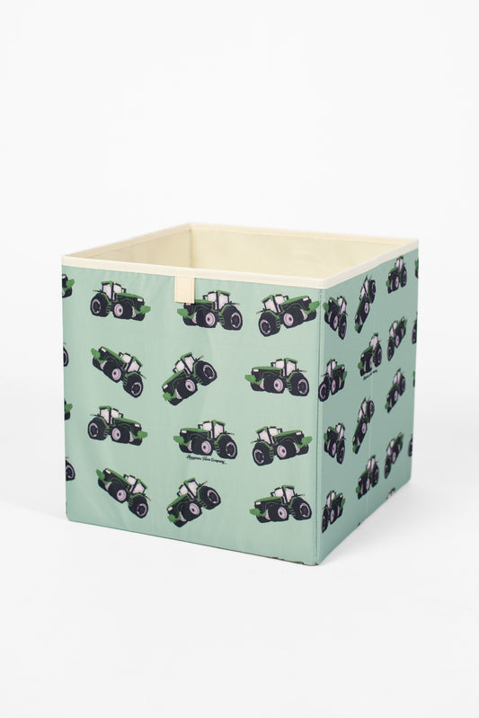Big Green Tractor Cube Storage Bin