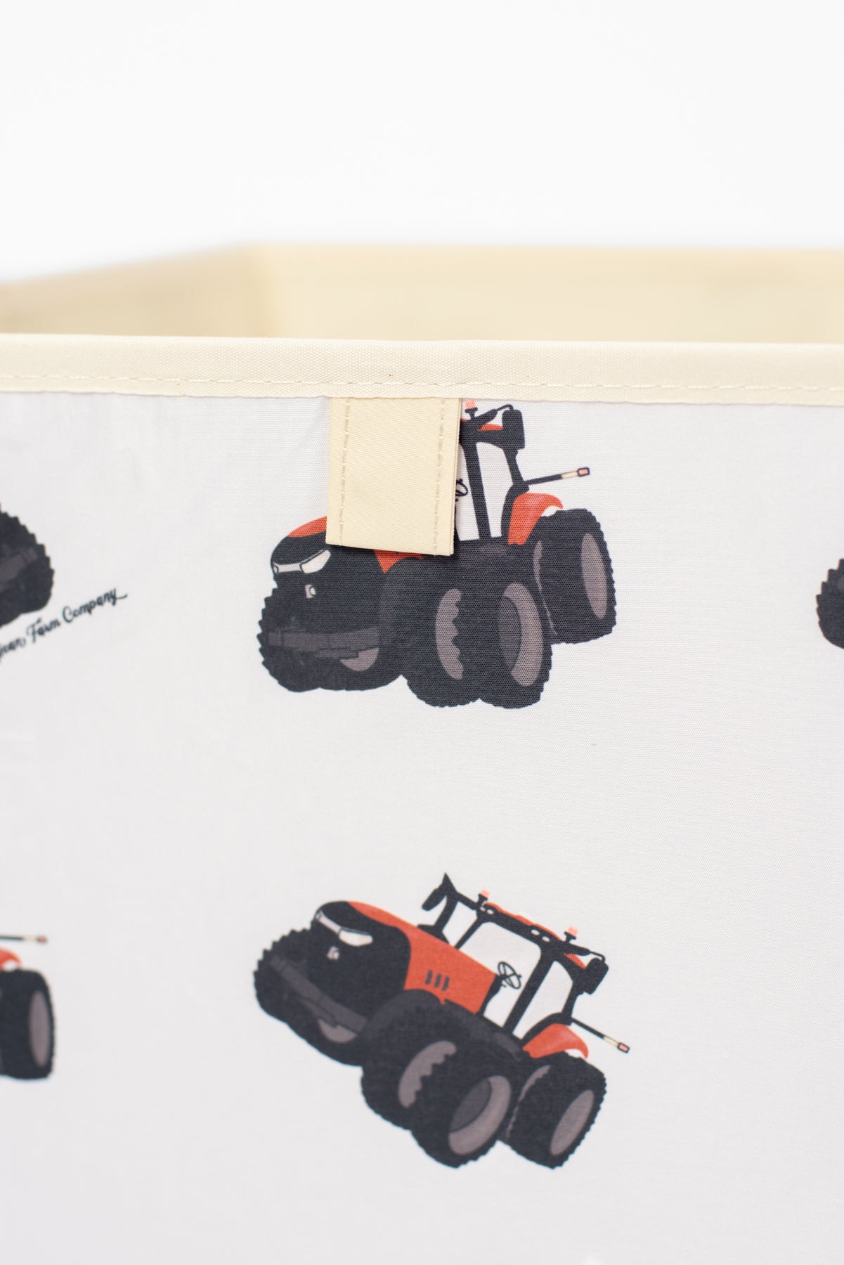 Big Red Tractor Cube Storage Bin
