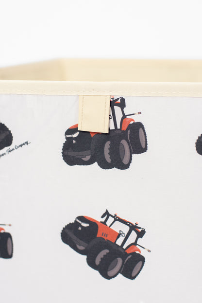 Big Red Tractor Cube Storage Bin