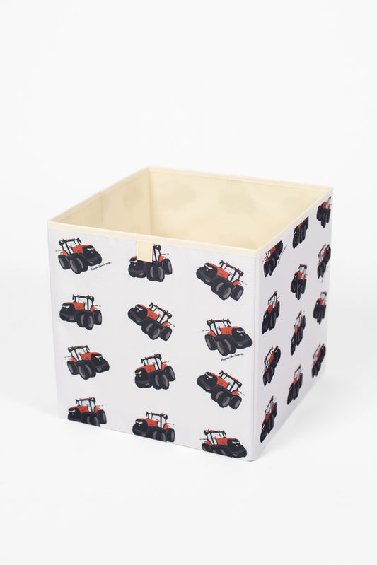 Big Red Tractor Cube Storage Bin