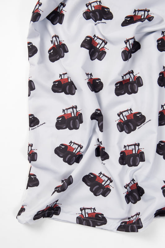 Big Red Tractor Full/Queen Duvet Cover