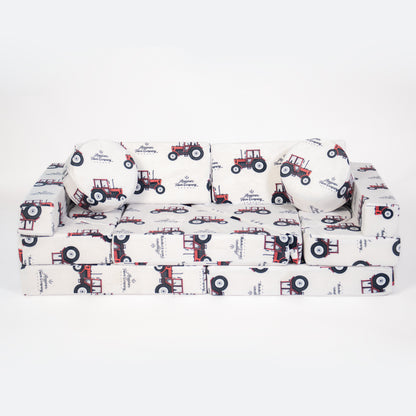 Big Red Tractor Kids 14pc Foam Couch *PREORDER*