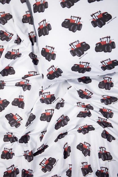Big Red Tractor Full/Queen Bed Sheet Set