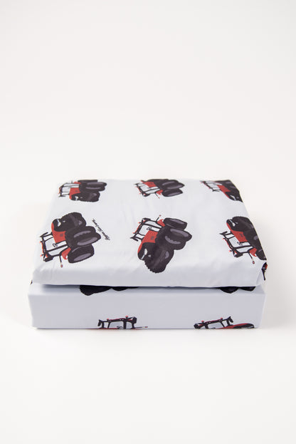 Big Red Tractor Full/Queen Bed Sheet Set