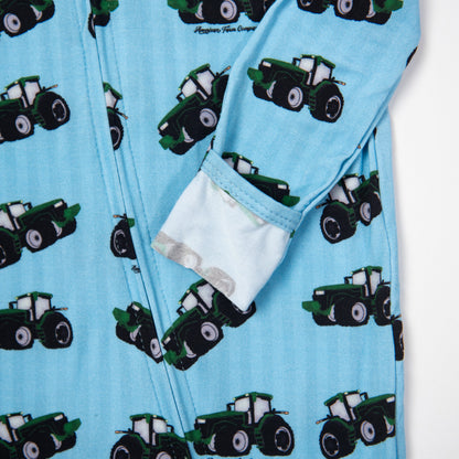 Big Green Tractor Baby Bamboo Pajamas - American Farm Company