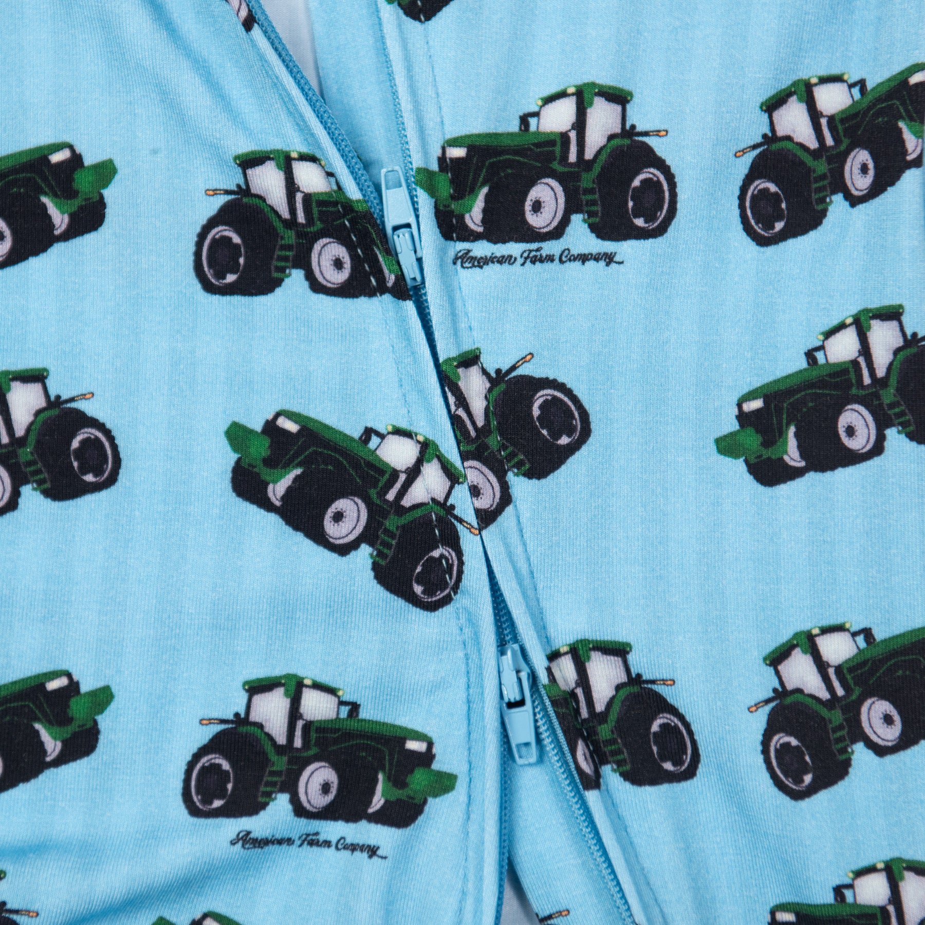 Big Green Tractor Baby Bamboo Pajamas - American Farm Company